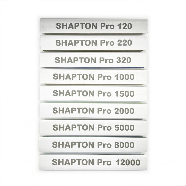 Shapton Pro (Kuromaku) stones full set