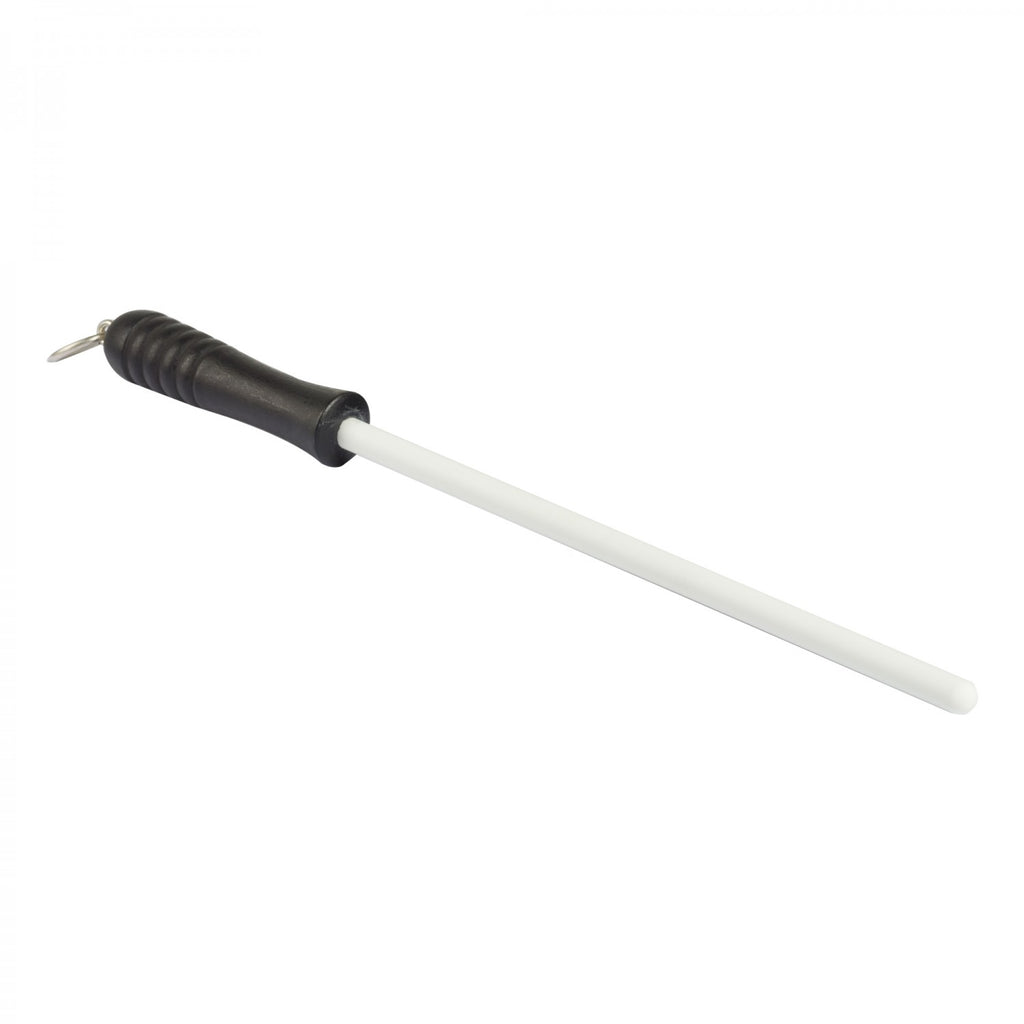 12" Idahone Fine Honing Rod with Black Handle